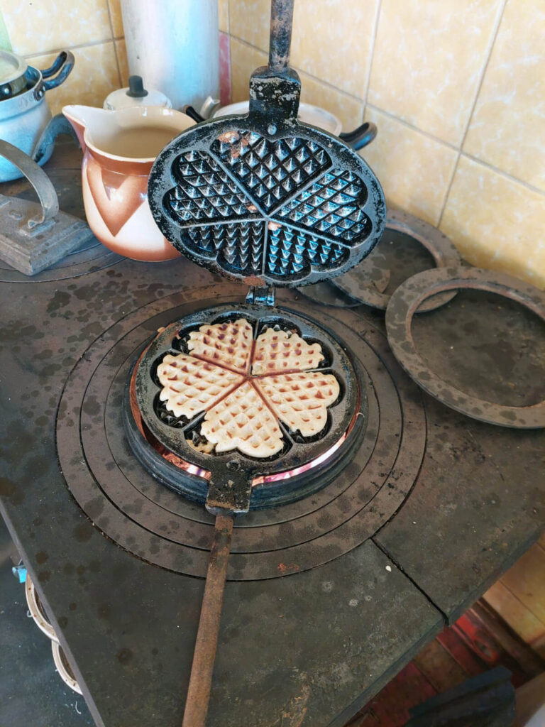 Waffeleisen in der Museumswohnung Hildesheim